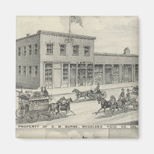 Imã Construção de floresta, fazenda do Condado de Yolo