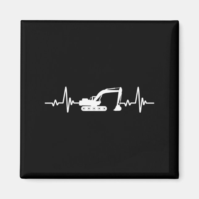 Imã Construction Heart Valentines Day Construcion Site (Frente)