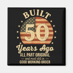 Imã Construído há 50 anos atrás Camisa engraçada de 50