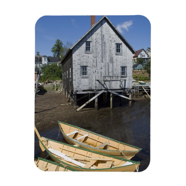 Ímã construtor de dories, Lunenburg, Nova Escócia, Can (Vertical)