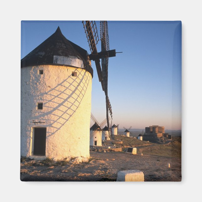Imã Consuegra, La Mancha, Espanha, moinhos de vento (Frente)