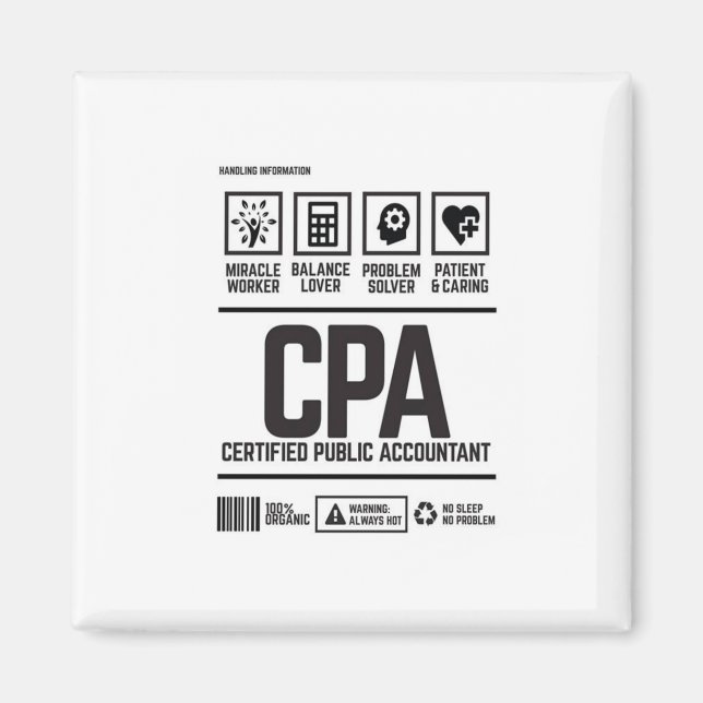 Imã contabilista público certificado-CPA (Frente)