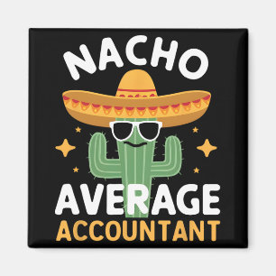 Imã Contador médio engraçado Nacho Cinco De Mayo Mexic