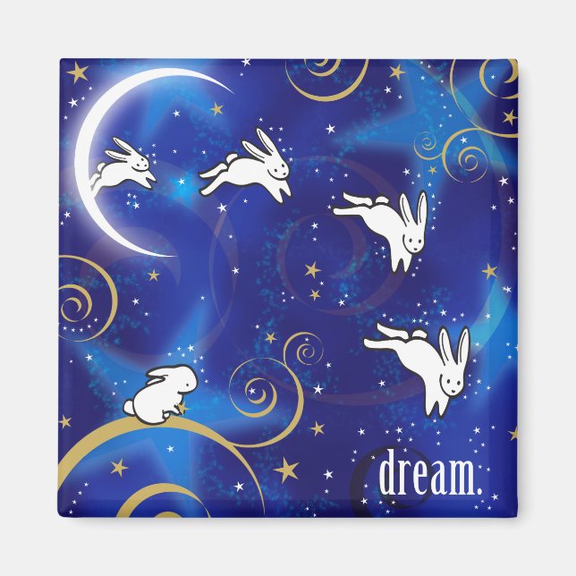 Imã Contagem de Bunnies (Frente)