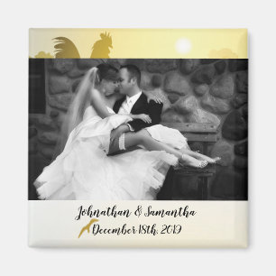 Imã Contagem de Fazendas Sunny Morning do Magnet Perso