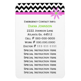 Ímã Contato de Emergência: Babysitter Premium Magnet