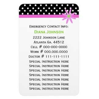 Ímã Contato de Emergência: Babysitter Premium Magnet