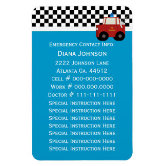 Ímã Contato de Emergência: Firecaminhão