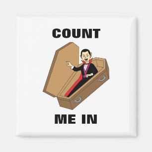 Imã Conte-Me Com O Dia de as Bruxas engraçado Vampiro