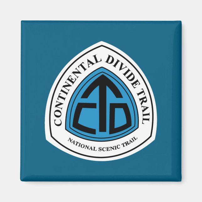 Imã Continental Divide Trail Sign Usa  (Frente)