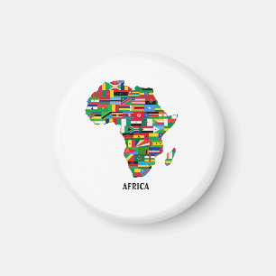 Imã Continente de mapa africano