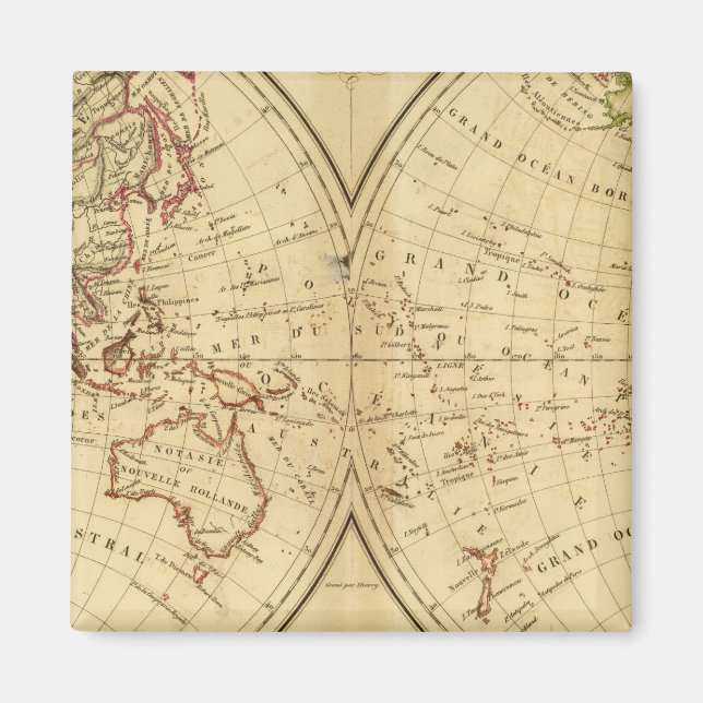 Imã Continentes (Frente)