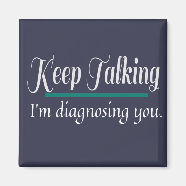 Imã Continua a falar a diagnosticar-te a ti, fisiologi (Frente)