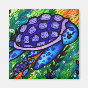 Imã "Continue!" Tartaruga-do-mar e Magneta-bebê