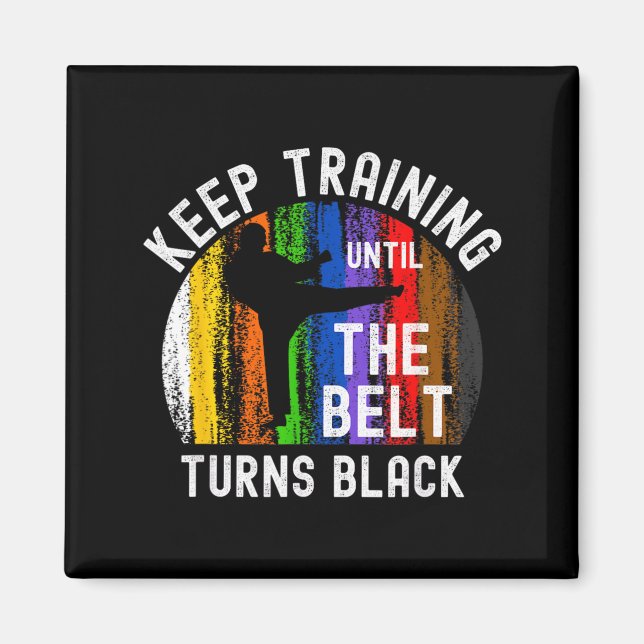 Imã Continue Treinando Até a Faixa Ficar Preta Karate (Frente)