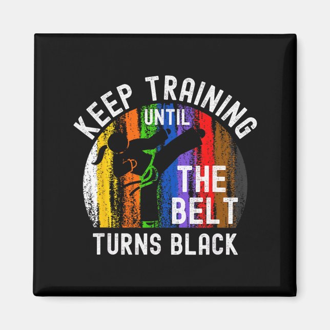 Imã Continue Treinando Até o Cinto Ficar Preto Karate (Frente)