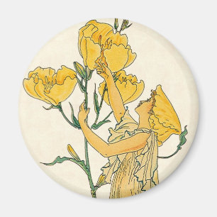 Imã Conto de Fadas Antigo, Primula, Walter Crane