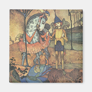 Imã Conto de Fadas Vintage, Um Cavaleiro Corajoso e Dr