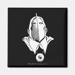 Imã Contorno da máscara do Dr. Fate