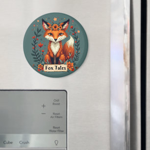 Imã Contos da Raposa Boho Animais da Floresta