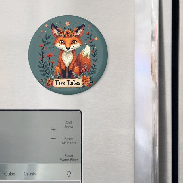 Imã Contos da Raposa Boho Animais da Floresta (In Situ (Fridge))