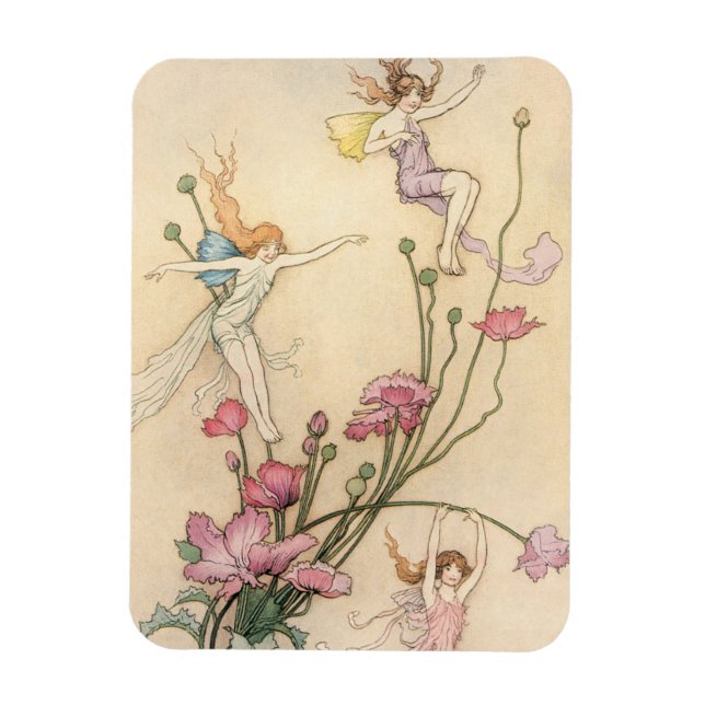 Ímã Contos de Fadas Antigos, Três Espíritos Cheios de  (Vertical)