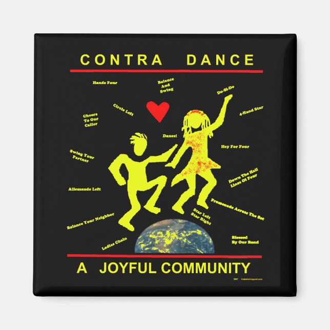 Imã Contra Dance Joy (Frente)