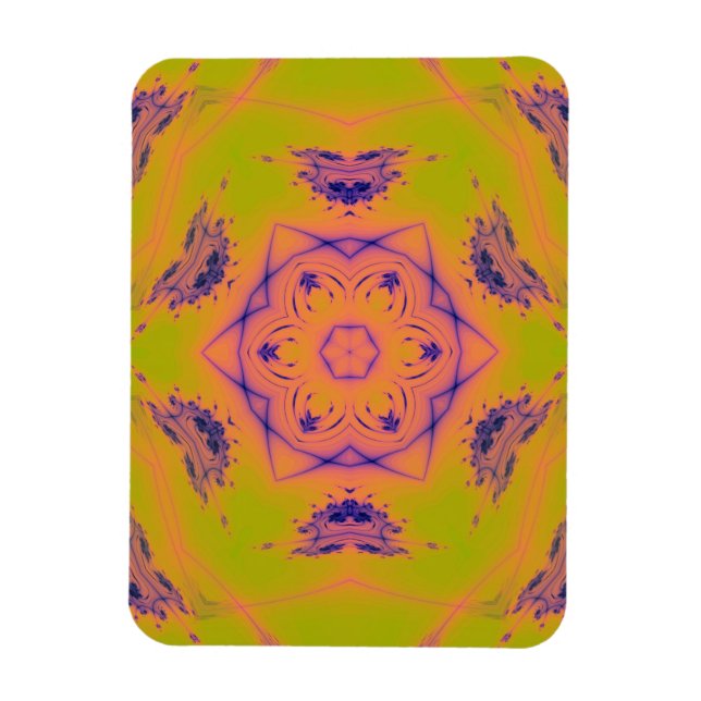 Ímã Contraste de gradiente de Sunset Beach Mandela (Vertical)