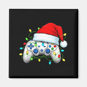 Imã Controlador de Video Game Chapéu de Natal do Papai