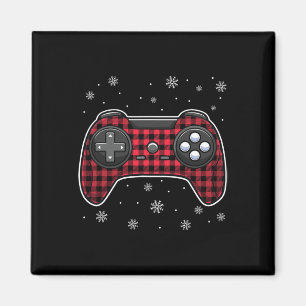 Imã Controlador de Video Game Xadrez Vermelho Gamer Me