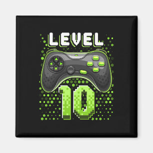 Imã Controladora de jogos de vídeo nível 10 10º jogado