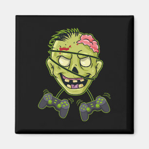 Imã Controladores de Vídeo Gamer Zombie do Halloween M