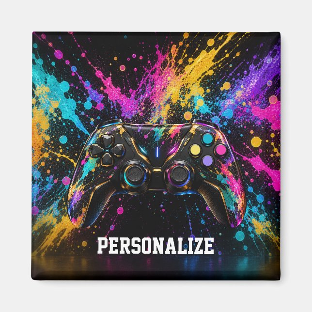 Imã Controle de Jogo Personalizado  (Frente)