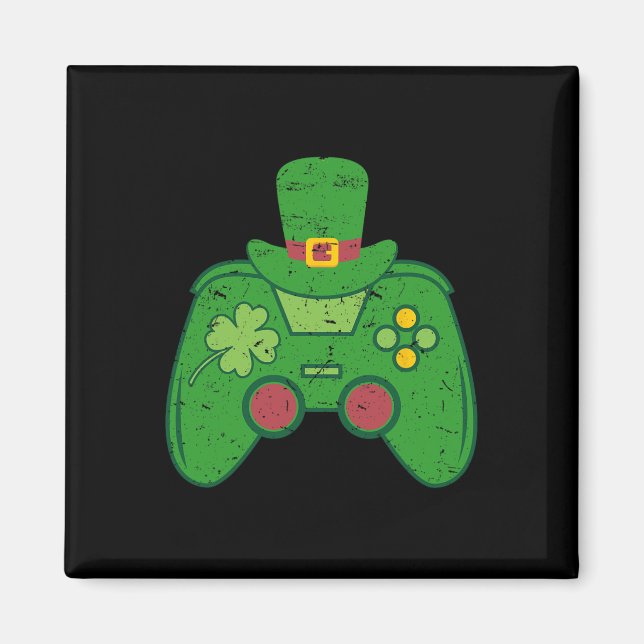 Imã Controle de Video Game Irish Gamer Boys St Patrick (Frente)