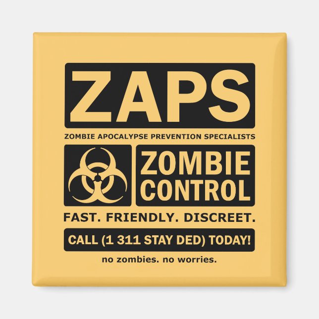 Imã Controle Zombie (Frente)