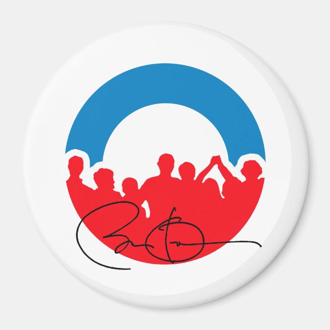 Imã CONVENÇÃO DNC COM OBAMA AUTOGRAPH.png (Frente)