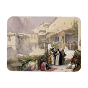 Ímã Convento de St. Catherine, monte Sinai, o 17 de