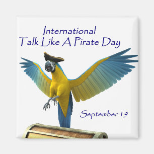 Imã Conversa como um dia do pirata