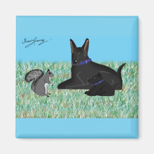 Imã Conversação Escura.