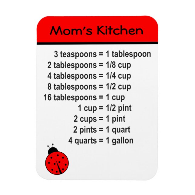 Ímã Conversão de cozinha (Vertical)