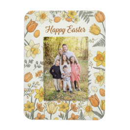 Ímã Convite de Brunch de Bênçãos de Páscoa com Florais