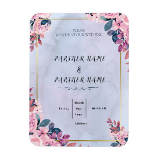 Ímã Convite De Casamento