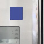 Imã Convite de casamento mínimo a frio em azul profund<br><div class="desc">Design de casamento moderno e minimalista com um sólido pano de fundo azul - perfeito para um verão elegante ou casamentos formais durante todo o ano. Faça uma declaração de elegância moderna com este Convite de Casamento Mínimo Negrito num Fundo Azul Profundo. Projetado para casais que apreciam linhas limpas e...</div>