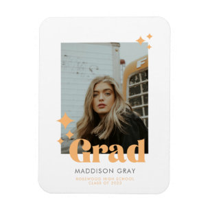 Ímã Convite para apresentação de anúncio de graduação 