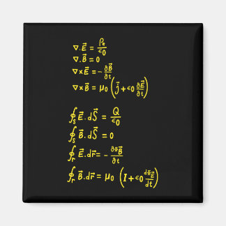 Imã Convite para Sticker Quadrado de Fórmula Física