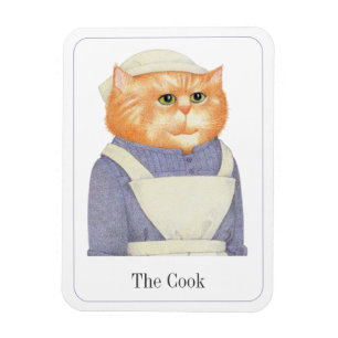 Ímã COOK CAT 3x4 Magnet flexível + Texto II