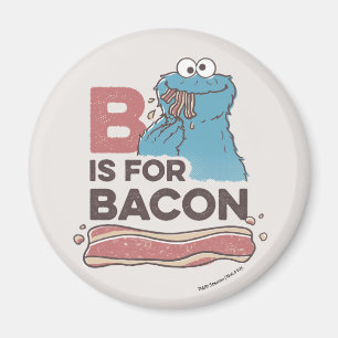 Imã Cookie Monster B é de Bacon