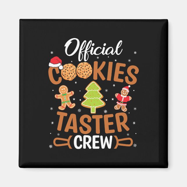 Imã Cookie Oficial Taster Crew Baking Baker (Frente)