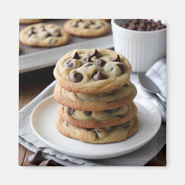 Imã Cookies Chip de Chocolate (Frente)