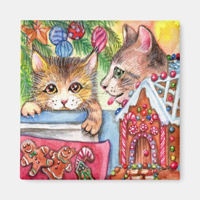 Imã Cookies de Gatos (Frente)